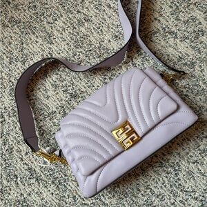 Givenchy Quilted Crossbody Bag in Soft Lavender